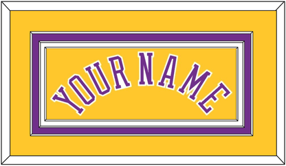 Los Angeles Name - Home Yellow (1978-1997) - Premier Tier 2