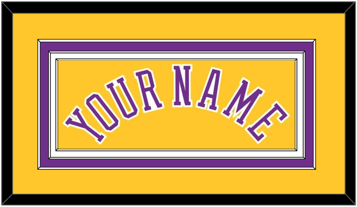 Los Angeles Name - Home Yellow (1978-1997) - Premier Tier 2