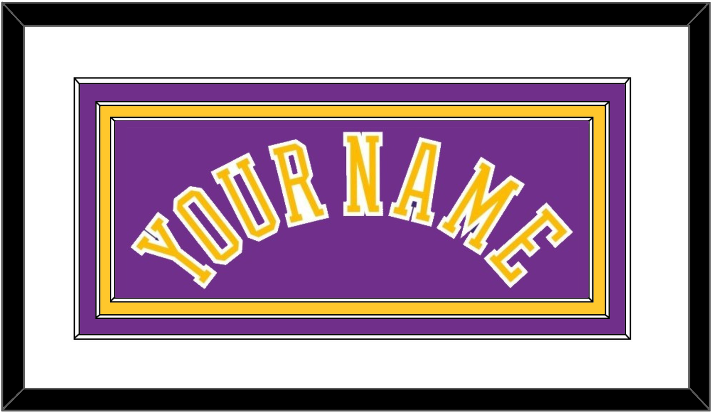 Los Angeles Name - Road Purple (1978-1997) - Premier Tier 1