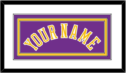 Los Angeles Name - Road Purple (1978-1997) - Premier Tier 1