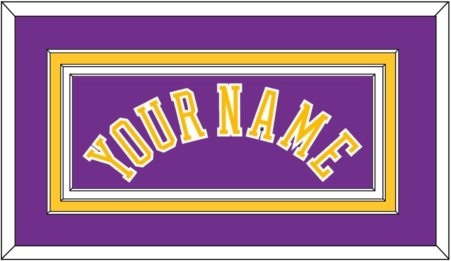 Los Angeles Name - Road Purple (1978-1997) - Premier Tier 3
