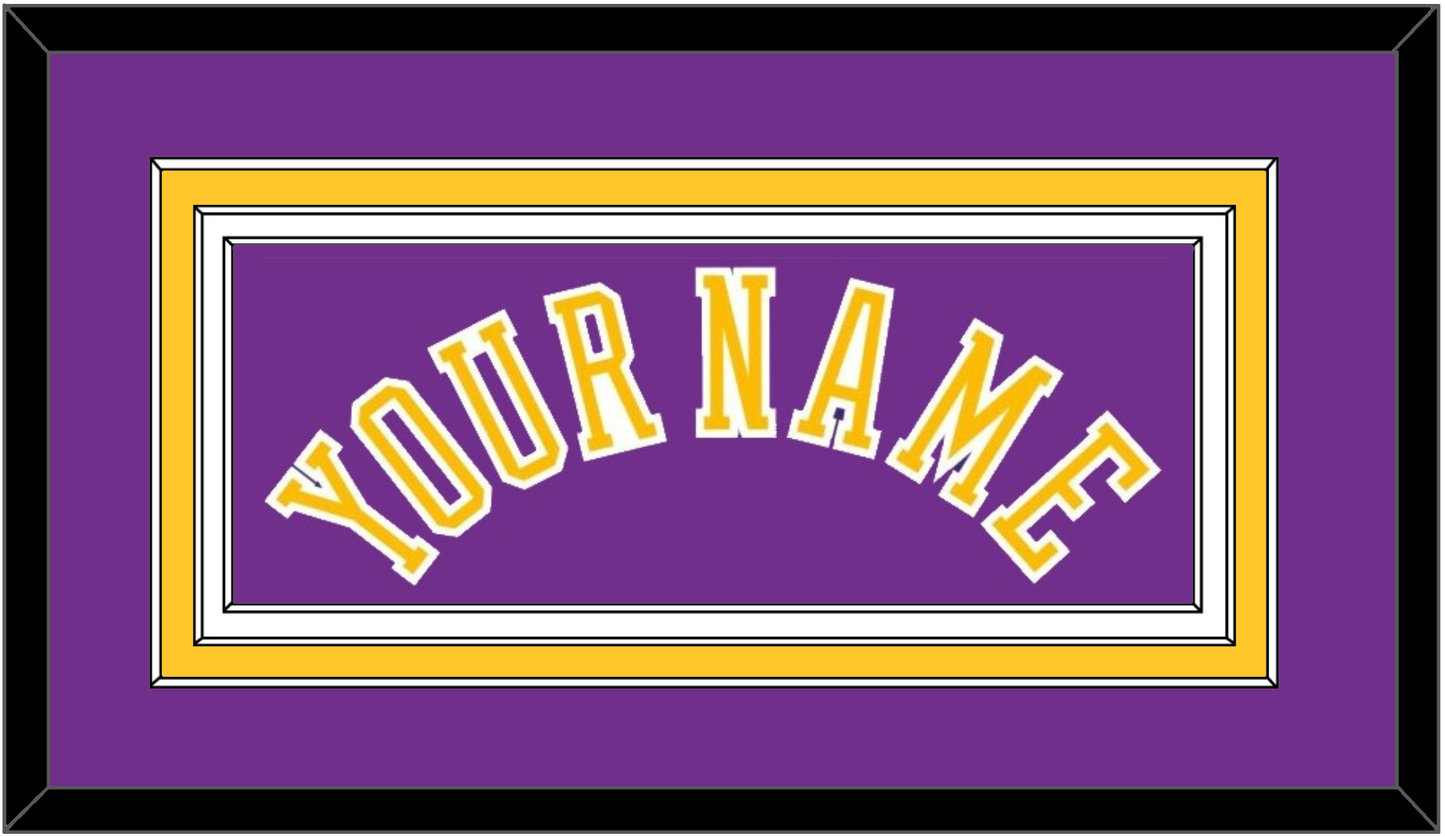 Los Angeles Name - Road Purple (1978-1997) - Premier Tier 3