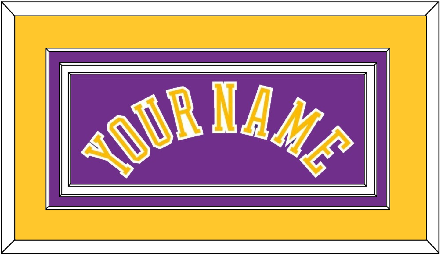 Los Angeles Name - Road Purple (1978-1997) - Premier Tier 2