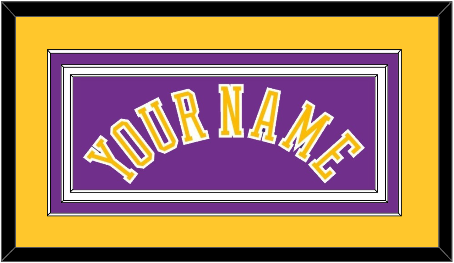 Los Angeles Name - Road Purple (1978-1997) - Premier Tier 2