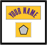 Los Angeles Name & Trophy Patch - Yellow Icon - Single Mat 1