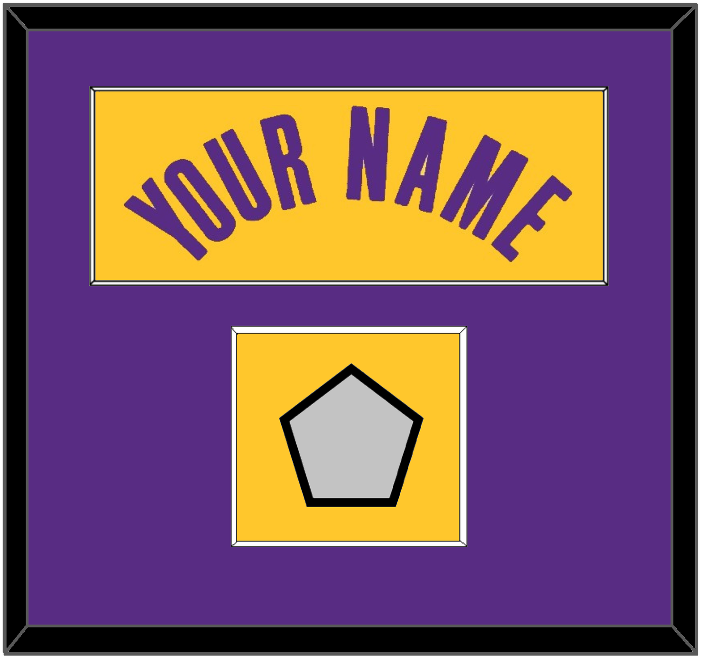 Los Angeles Name & Trophy Patch - Yellow Icon - Essential Tier 2