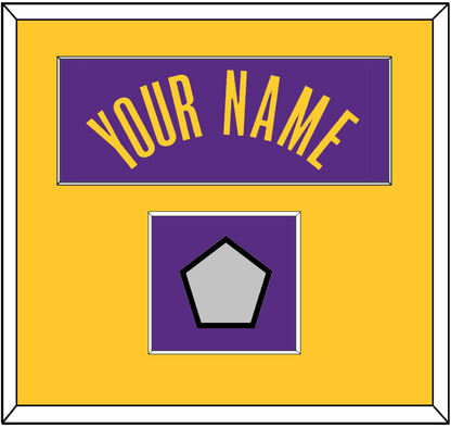Los Angeles Name & Trophy Patch - Purple Statement - Essential Tier 2