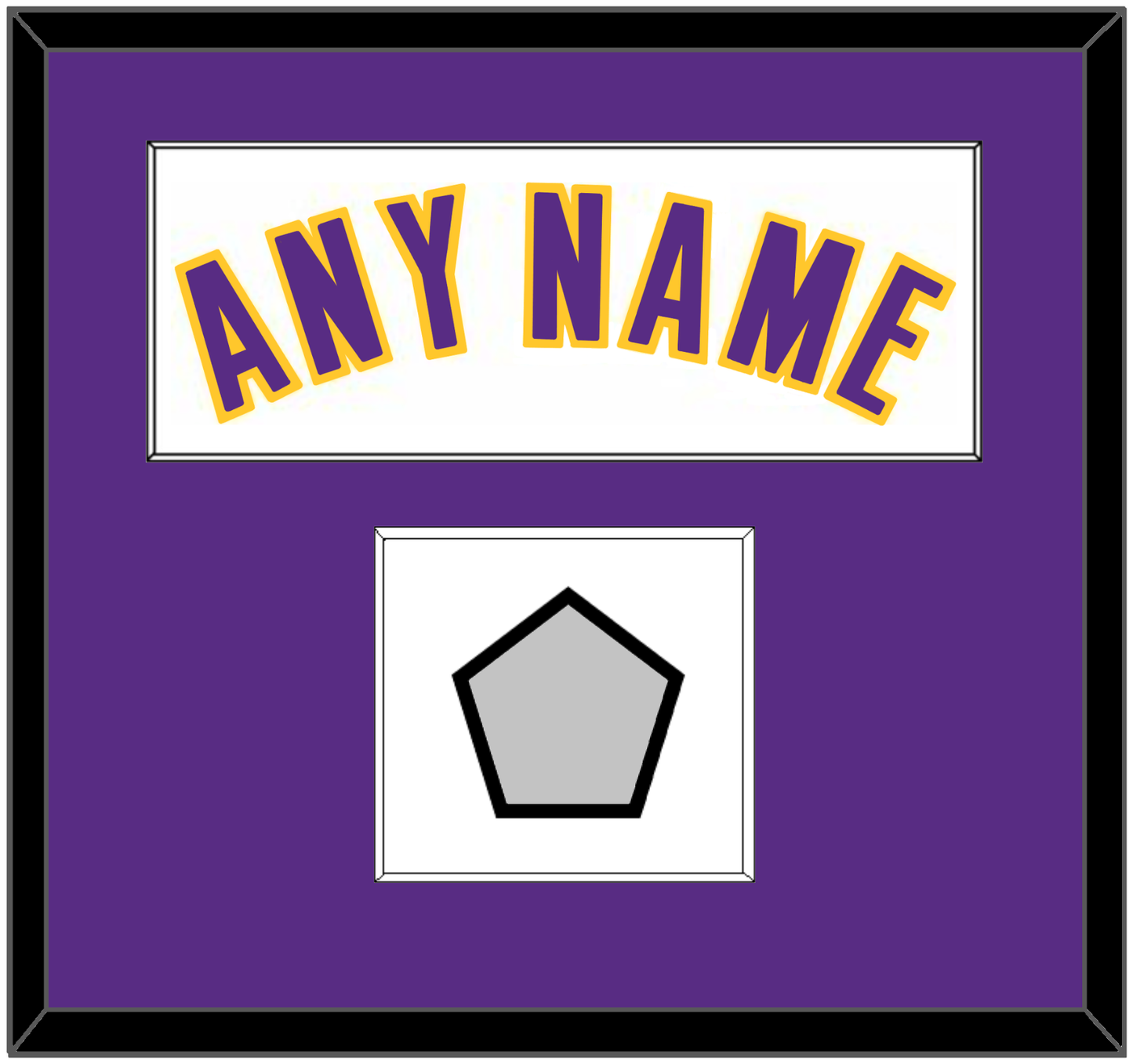 Los Angeles Name & Trophy Patch - Alternate White (2002-2018) - Essential Tier 1