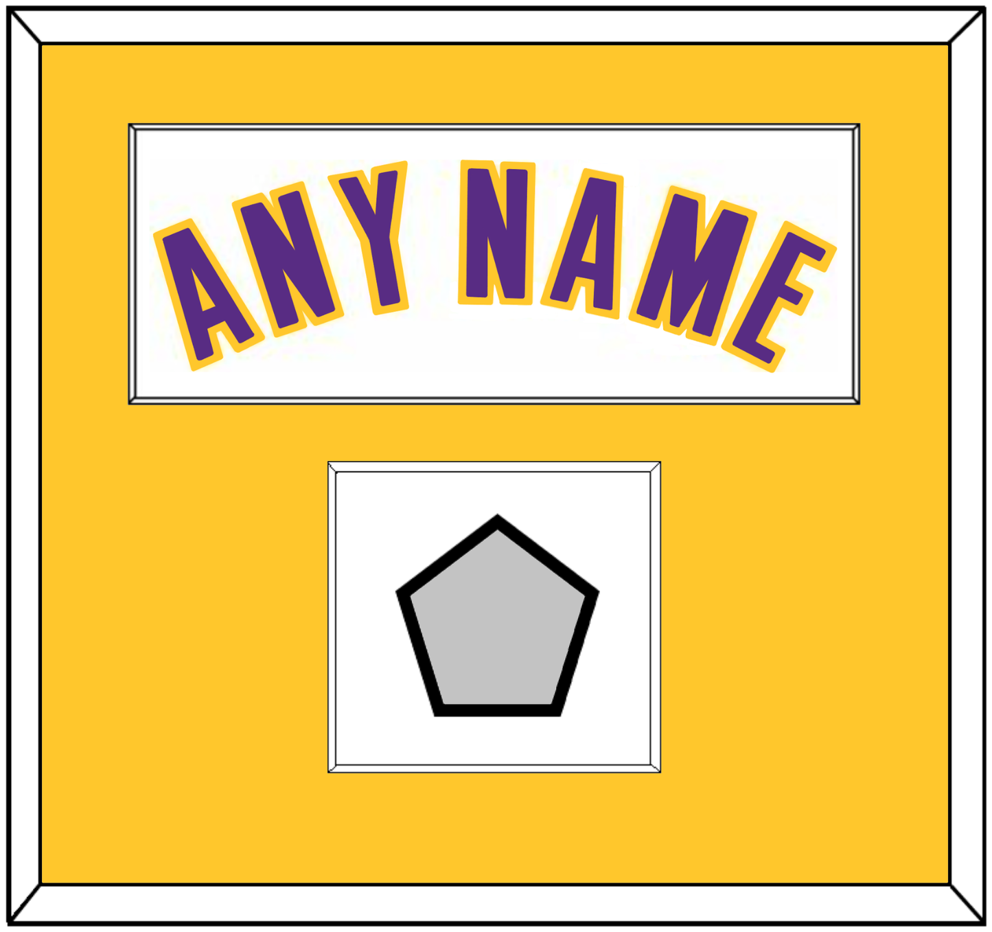 Los Angeles Name & Trophy Patch - Alternate White (2002-2018) - Essential Tier 2