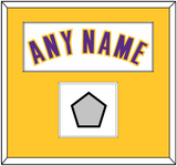 Los Angeles Name & Champions Patch - Alternate White (2002-2018) - Single Mat 2
