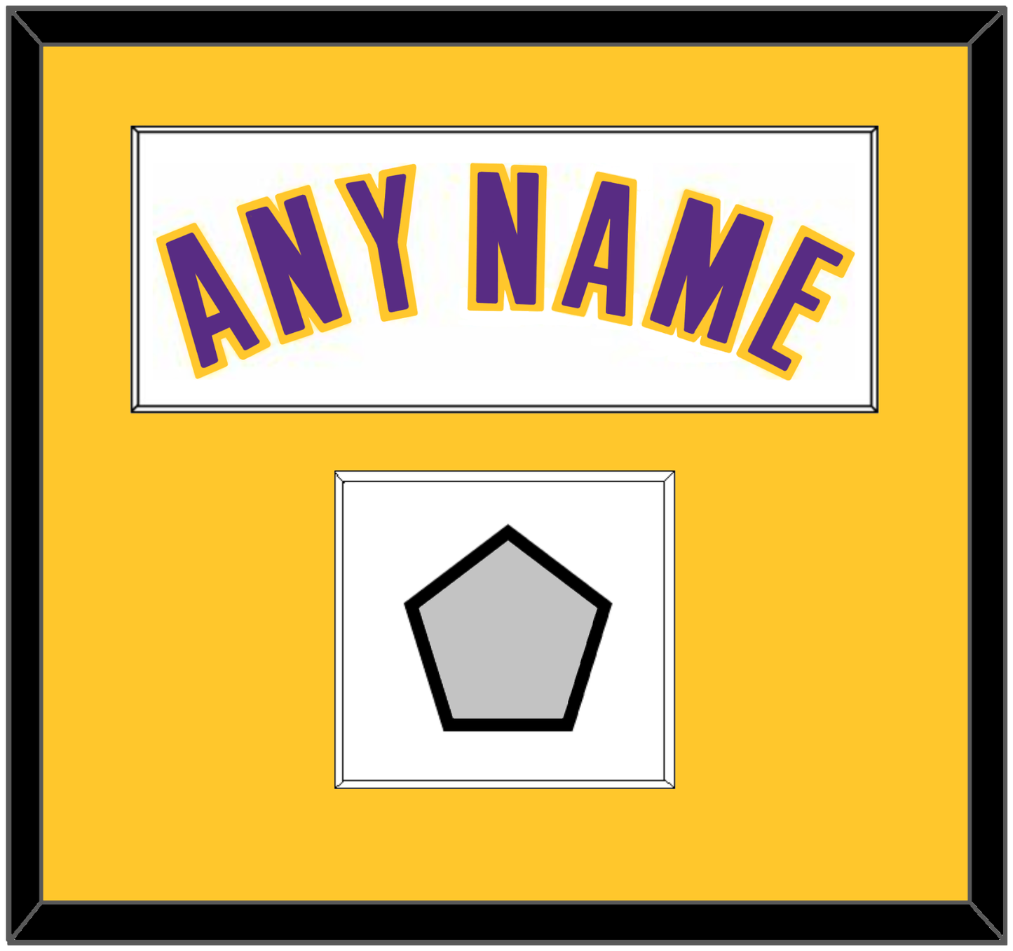 Los Angeles Name & Trophy Patch - Alternate White (2002-2018) - Essential Tier 2