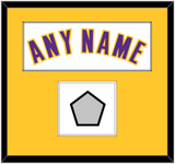 Los Angeles Name & Finals Patch - Alternate White (2002-2018) - Single Mat 2