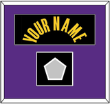 Los Angeles Name & Trophy Patch - Black Mamba (2017-2018 & 2020) - Single Mat 3