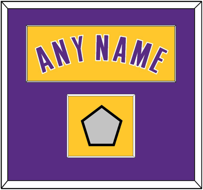 Los Angeles Name & Trophy Patch - Home Yellow (1999-2018) - Essential Tier 2