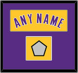 Los Angeles Name & Champions Patch - Home Yellow (1999-2018) - Single Mat 2