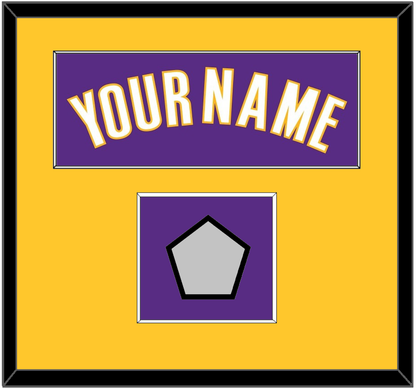 Los Angeles Name & Champions Patch - Road Purple (1999-2004) - Essential Tier 2