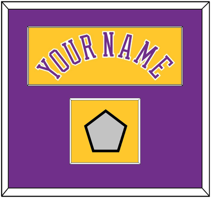 Los Angeles Name & Champions Patch - Home Yellow (1978-1997) - Essential Tier 2