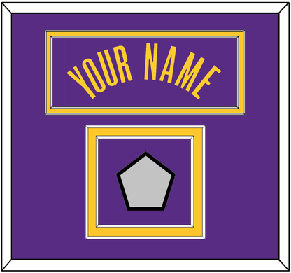 Los Angeles Name & Trophy Patch - Purple Statement - Signature Tier 2