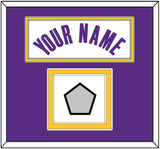 Los Angeles Name & Trophy Patch - White Association - Double Mat 2