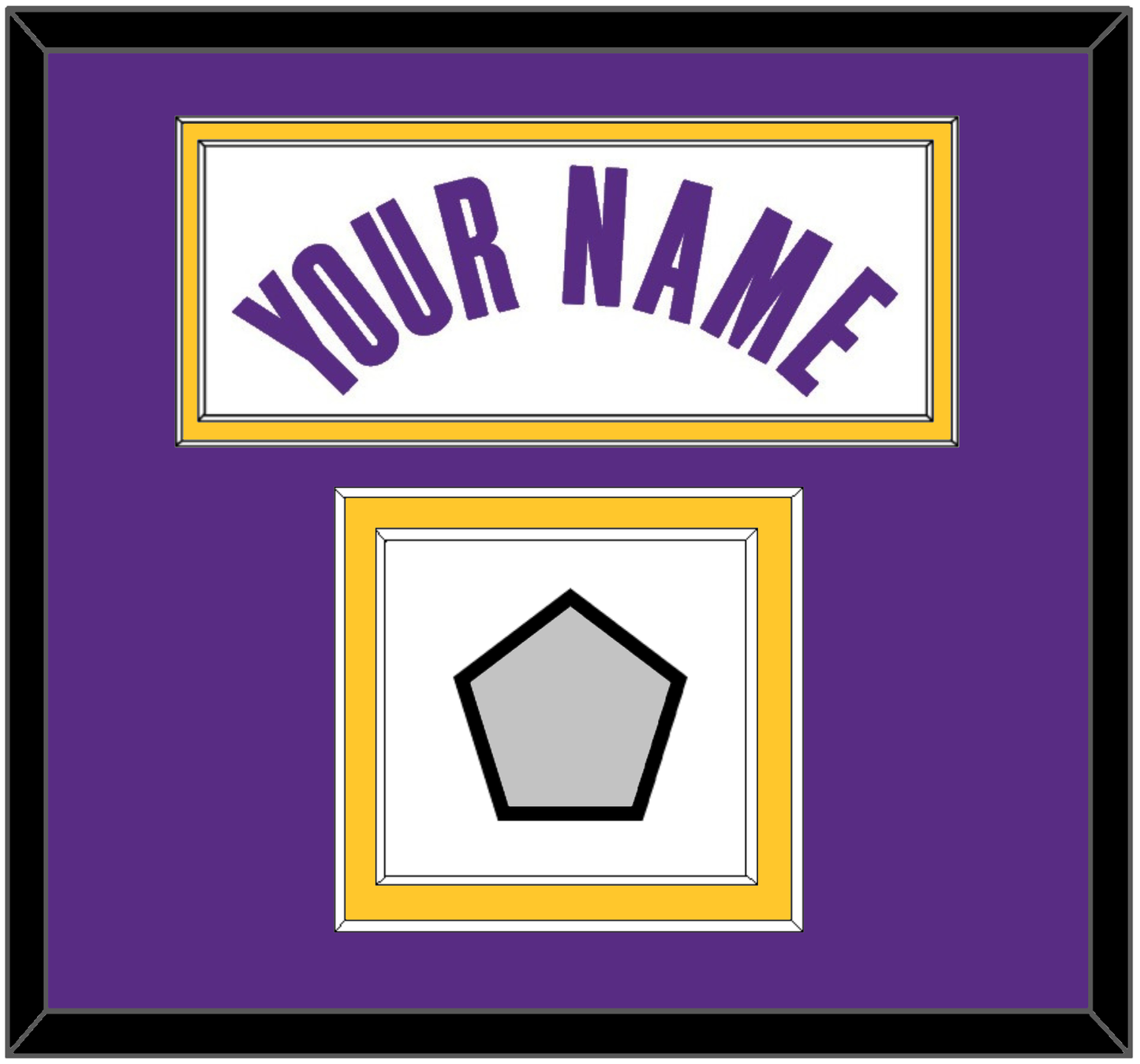 Los Angeles Name & Champions Patch - White Association - Signature Tier 2