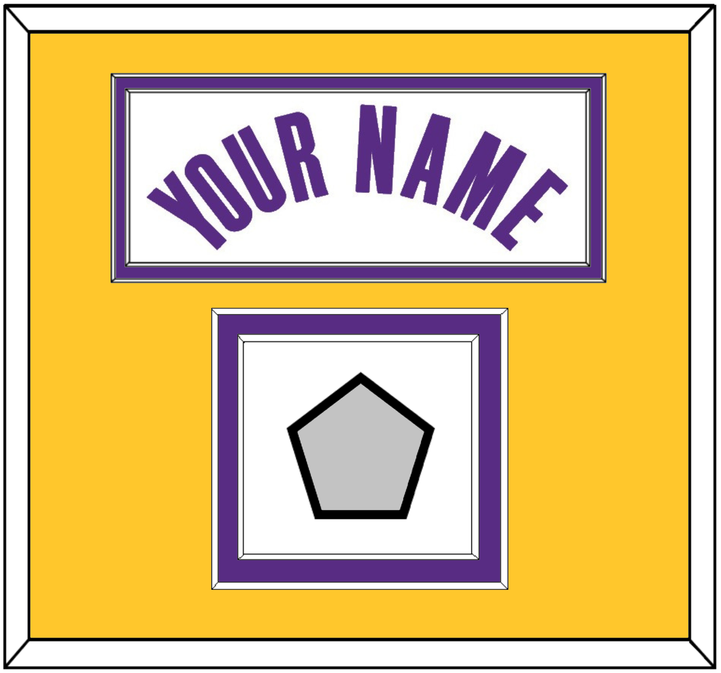 Los Angeles Name & Trophy Patch - White Association - Signature Tier 3