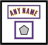 Los Angeles Name & Finals Patch - Alternate White (2002-2018) - Double Mat 1