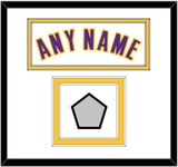 Los Angeles Name & Finals Patch - Alternate White (2002-2018) - Double Mat 2