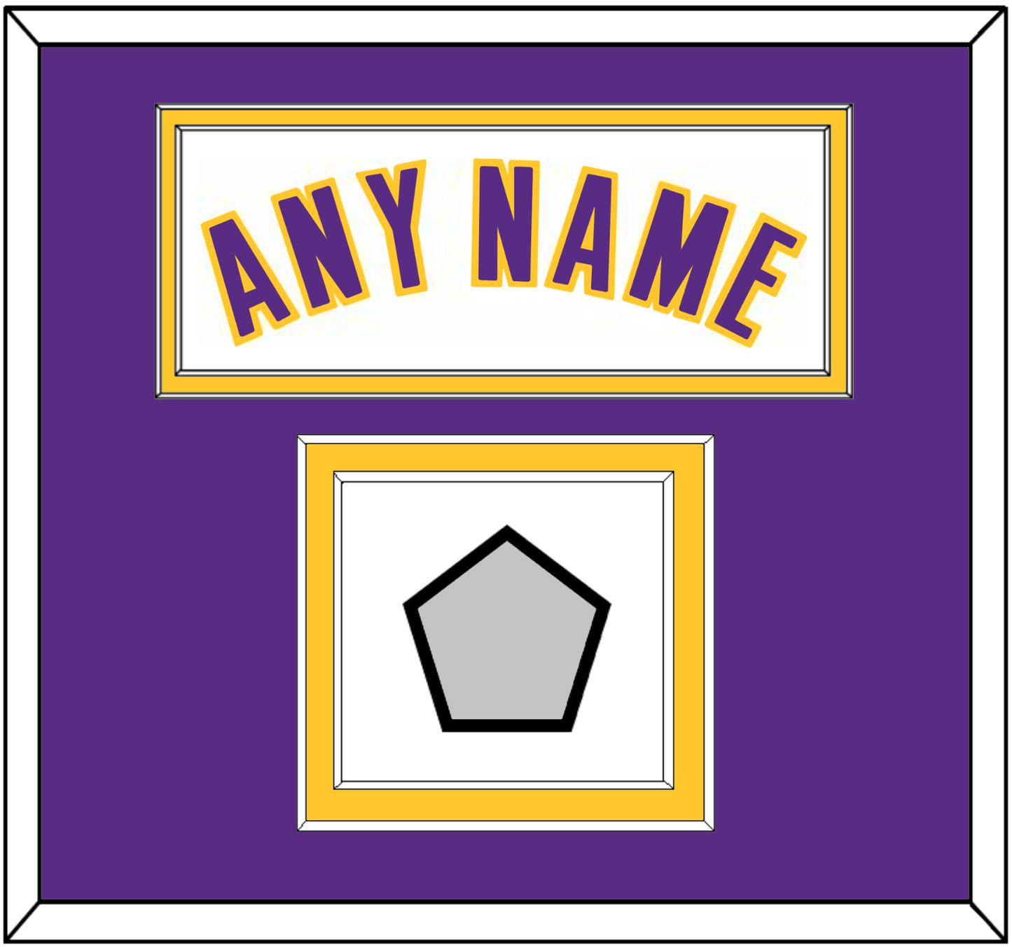 Los Angeles Name & Trophy Patch - Alternate White (2002-2018) - Signature Tier 3