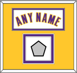 Los Angeles Name & Finals Patch - Alternate White (2002-2018) - Double Mat 4