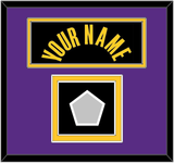 Los Angeles Name & Champions Patch - Black Mamba (2017-2018, 2020) - Double Mat 4