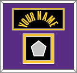 Los Angeles Name & Trophy Patch - Black Mamba (2017-2018 & 2020) - Double Mat 4