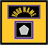Los Angeles Name & Finals Patch - Black Mamba (2017-2018 & 2020) - Double Mat 5