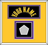 Los Angeles Name & Finals Patch - Black Mamba (2017-2018 & 2020) - Double Mat 5