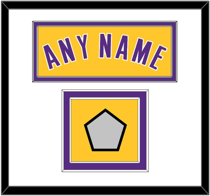 Los Angeles Name & Finals Patch - Home Yellow (1999-2018) - Signature Tier 1
