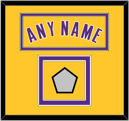 Los Angeles Name & Champions Patch - Home Yellow (1999-2018) - Signature Tier 2