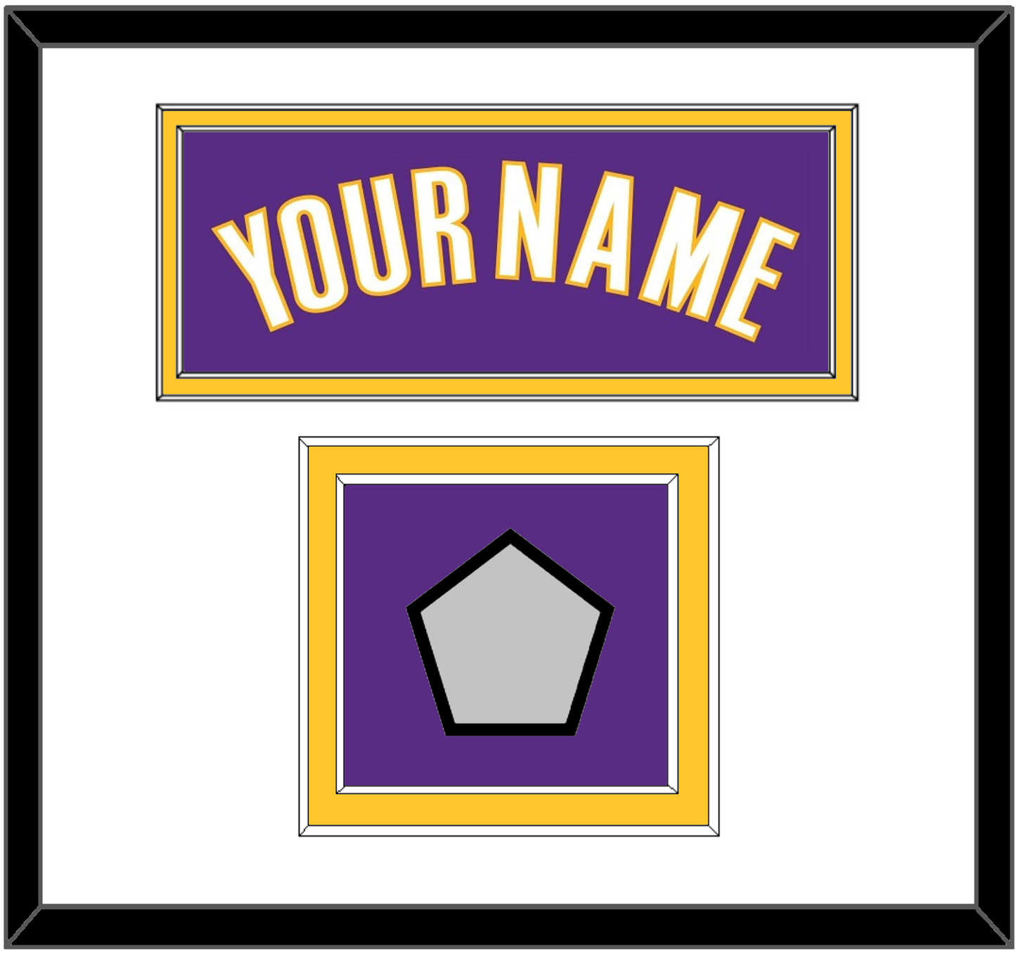 Los Angeles Name & Finals Patch - Road Purple (1999-2004) - Signature Tier 1