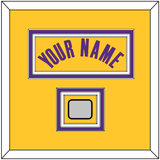 Los Angeles Name & Trophy Patch - Yellow Icon - Triple Mat 2