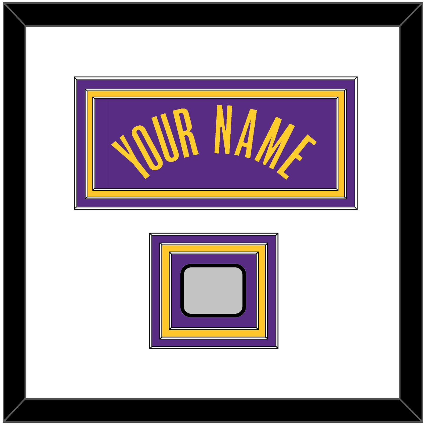 Los Angeles Name & Trophy Patch - Purple Statement - Premier Tier 1