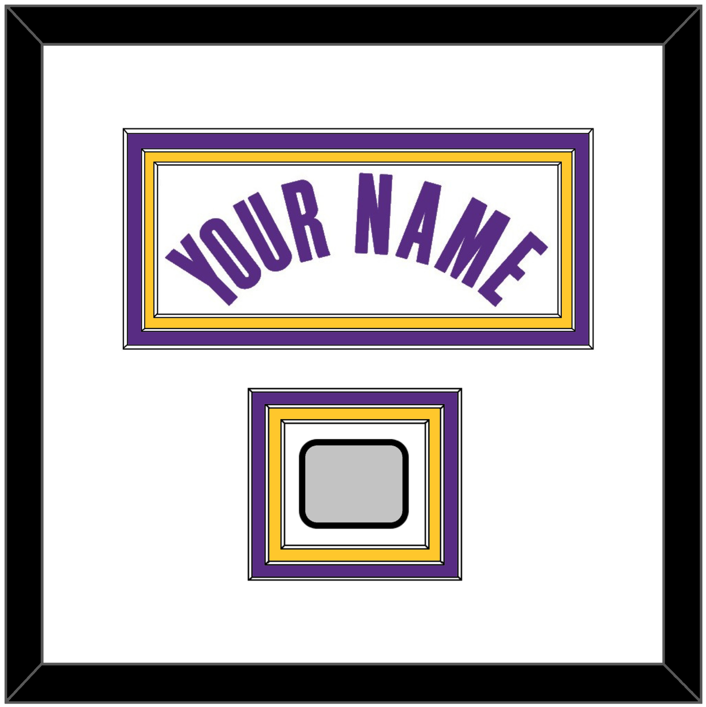 Los Angeles Name & Champions Patch - White Association - Premier Tier 1