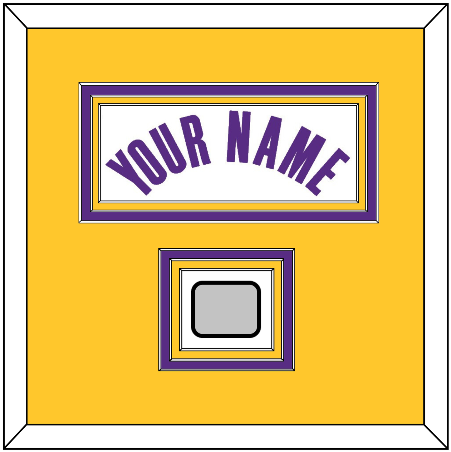 Los Angeles Name & Trophy Patch - White Association - Premier Tier 3
