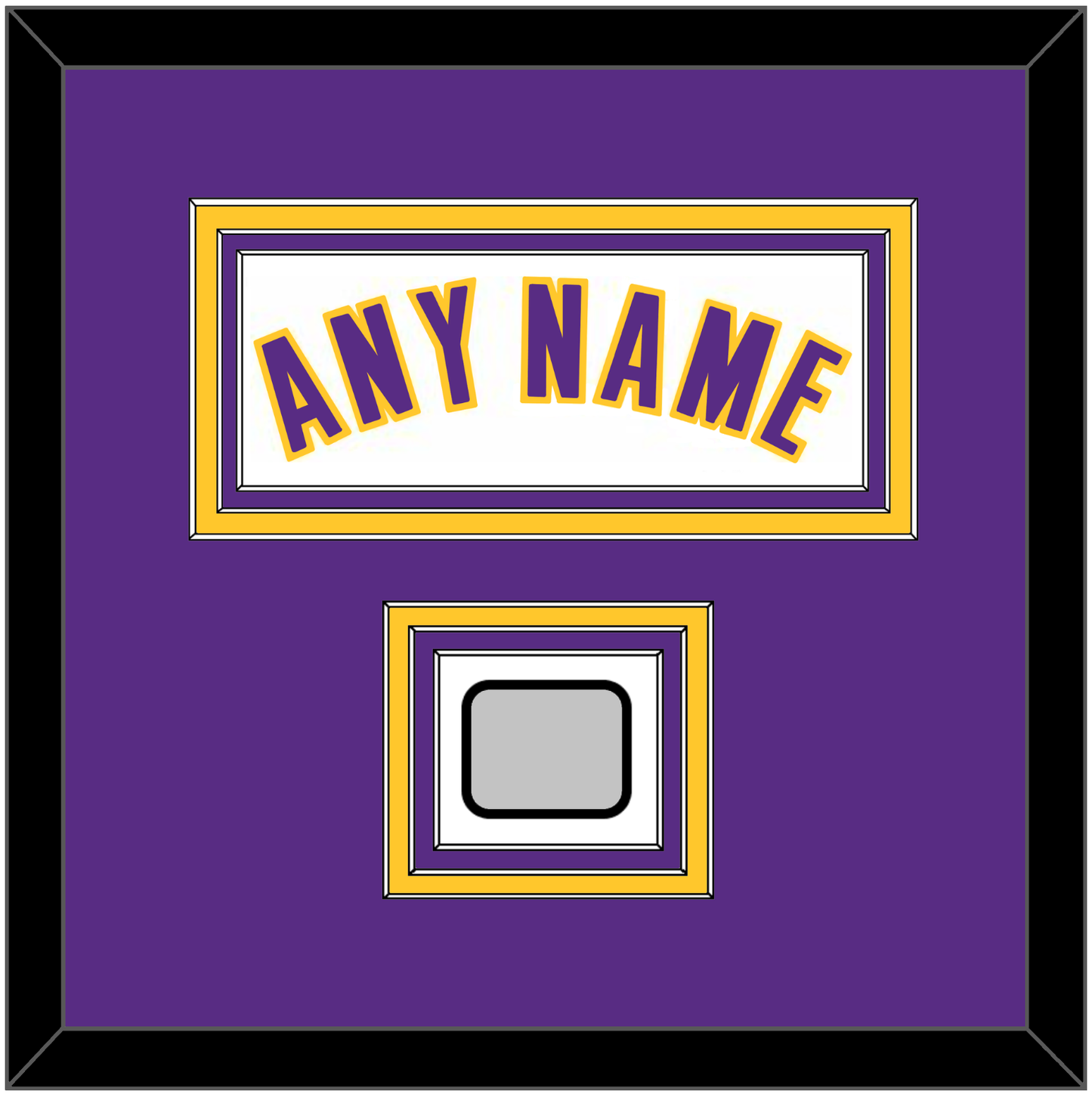 Los Angeles Name & Trophy Patch - Alternate White (2002-2018) - Premier Tier 2