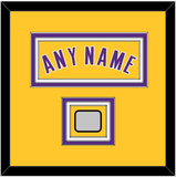 Los Angeles Name & Finals Patch - Home Yellow (1999-2018) - Triple Mat 2