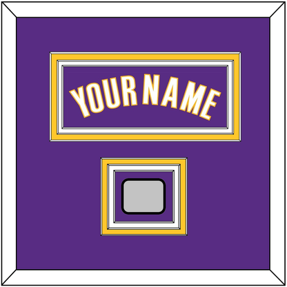Los Angeles Name & Champions Patch - Road Purple (1999-2004) - Premier Tier 2