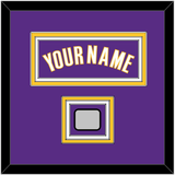 Los Angeles Name & Trophy Patch - Road Purple (1999-2004) - Triple Mat 2