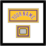 Los Angeles Name & Champions Patch - Home Yellow (1978-1997) - Triple Mat 1