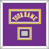 Los Angeles Name & Trophy Patch - Road Purple (1978-1997) - Triple Mat 2