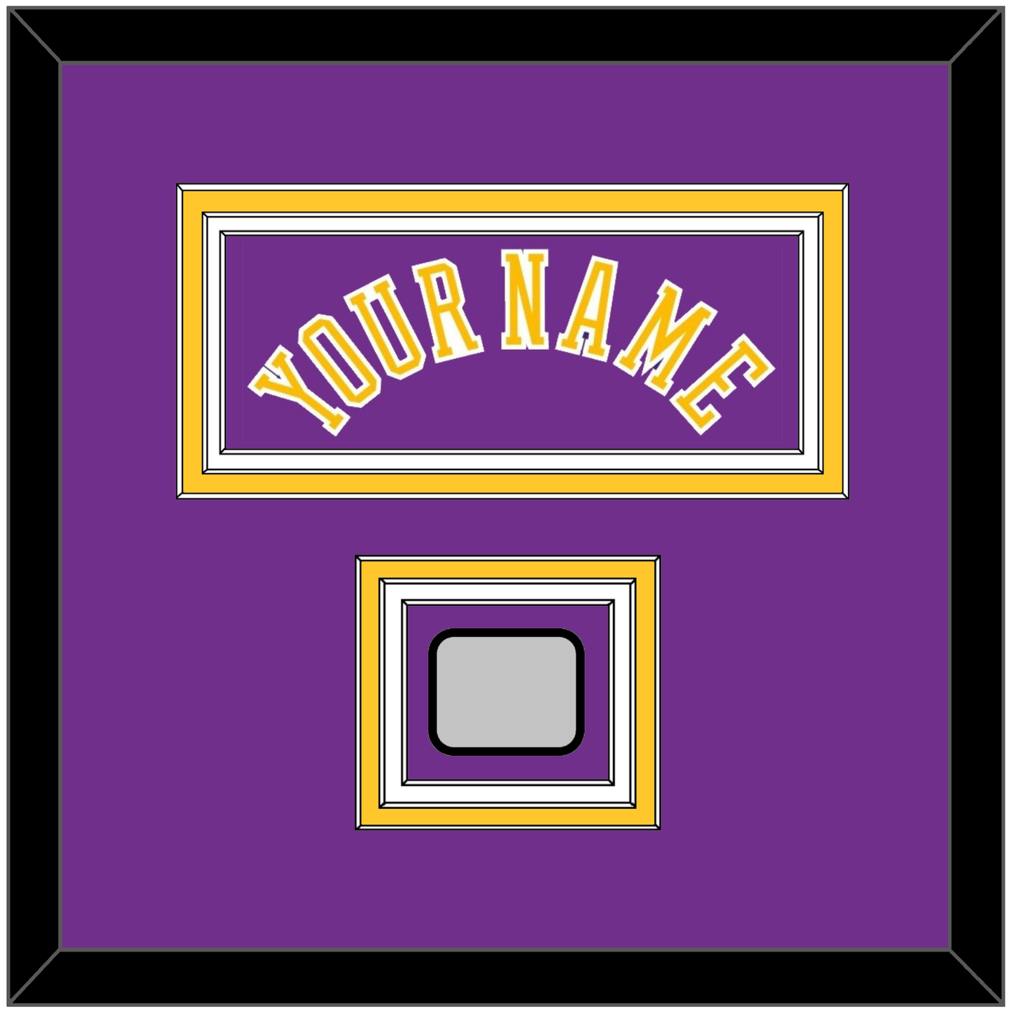 Los Angeles Name & Champions Patch - Road Purple (1978-1997) - Premier Tier 2