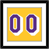 Los Angeles Number - Home Yellow (1997-1999) - Single Mat 1