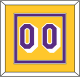 Los Angeles Number - Home Yellow (1997-1999) - Double Mat 2