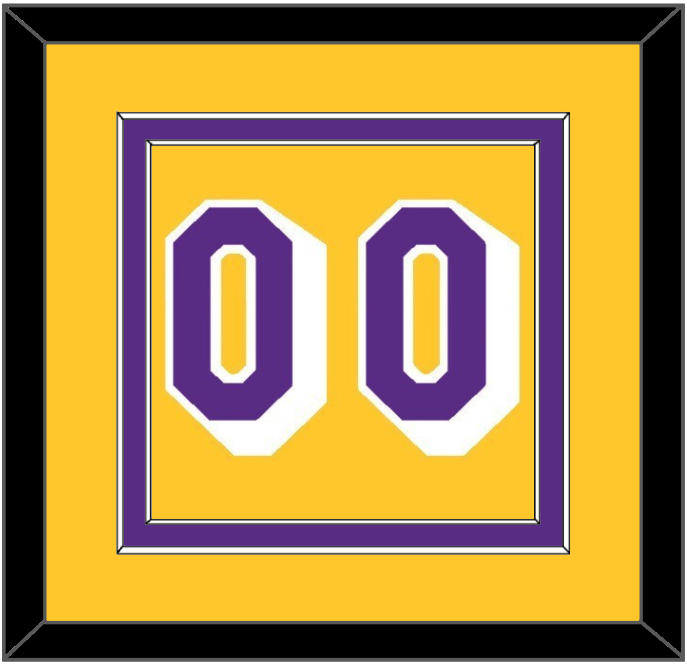 Los Angeles Number - Home Yellow (1997-1999) - Signature Tier 2